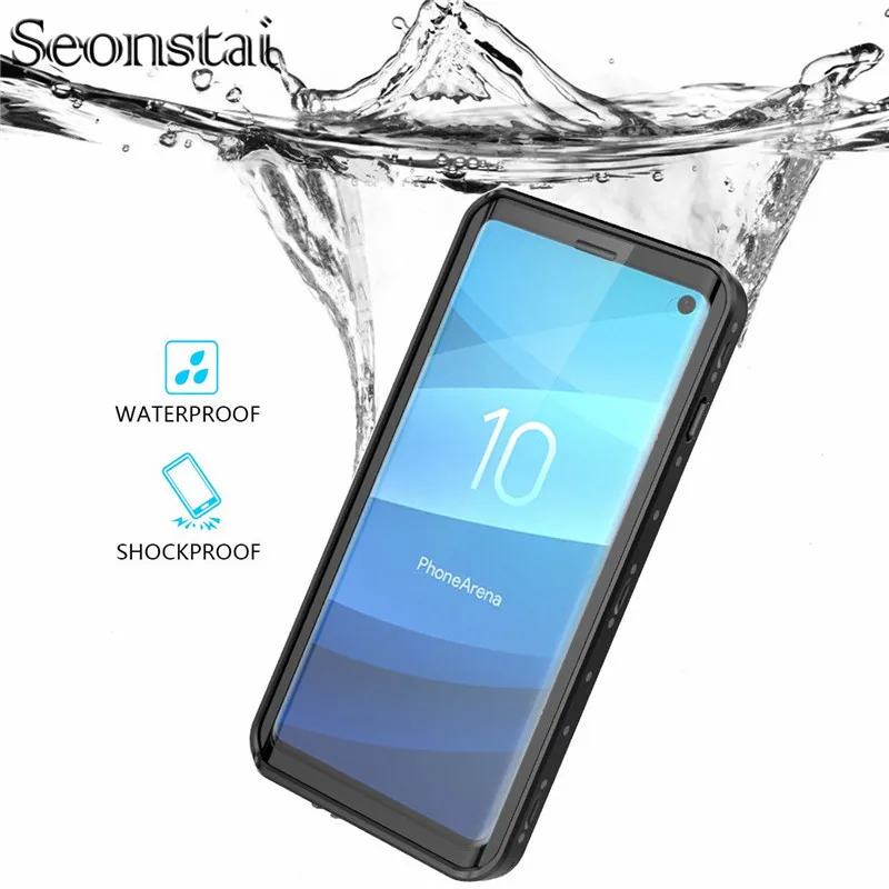 

For Coque S10Plus Waterproof Case 360 Protect IP68 Note9 Outdoor Shockproof Cover for Samsung S10 S9 S8 Plus Note 8 Diving Case