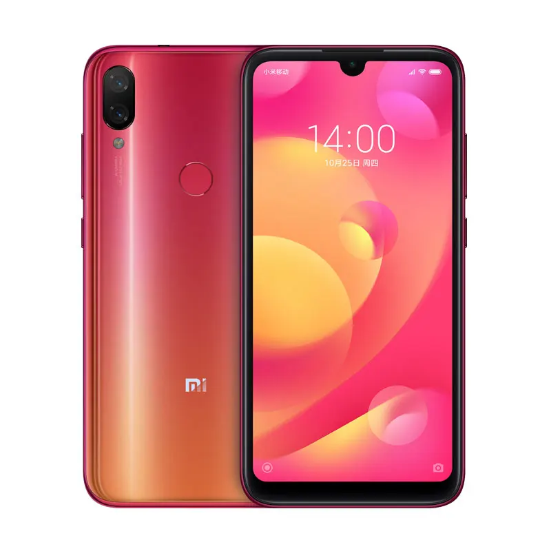 Xiaomi Mi Play, 128 Гб ПЗУ, 6 ГБ ОЗУ, мобильный телефон, четыре ядра, MTK Helio P35, телефон, двойной 12 Мп+ 2 Мп, камера AI, 5,84 дюймов, 19:9, полный экран