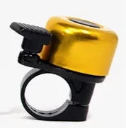Руль велосипеда металлическое кольцо черный велосипед колокольчик звук рога звонок на велосипед аксессуар открытый защитный звонок кольца - Цвет: Цвет: желтый