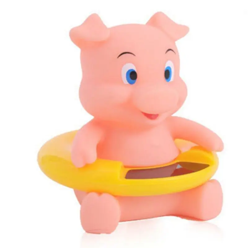 Мультфильм животных форма ребенка температура ванна воды термометр ванна плавающая игрушка - Цвет: B