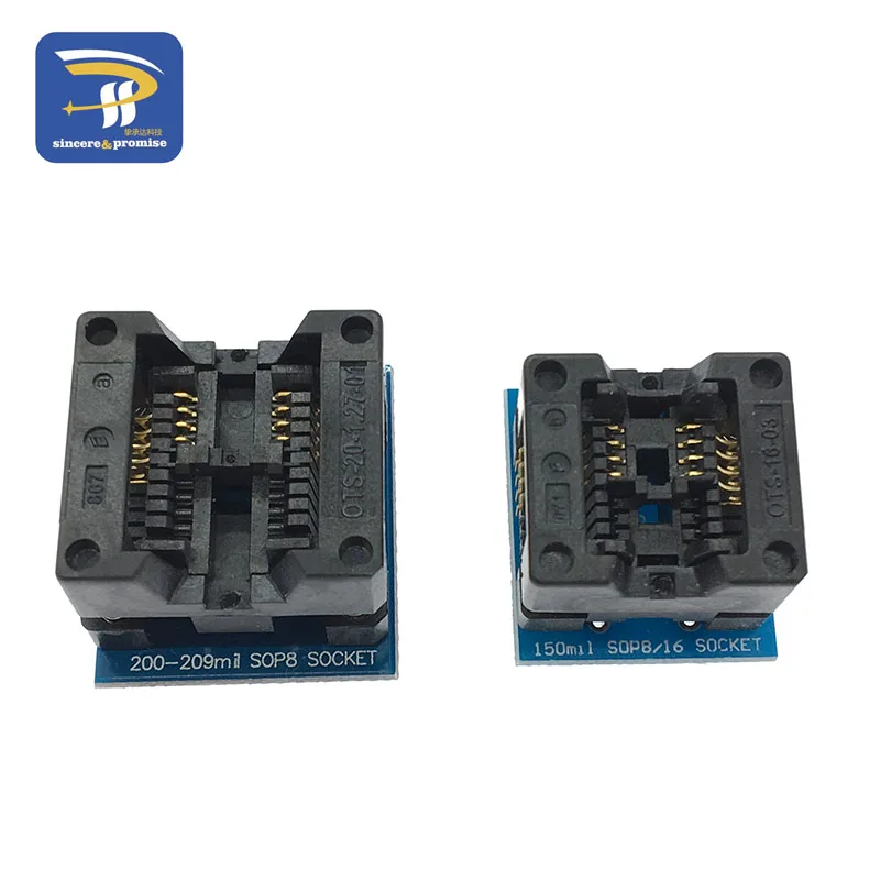 200mil 209mil SOP8 Socket Adaptateur pour Universal Programmer 200mil 209mil SOP8 Socket Adaptateur pour Universal Programmer