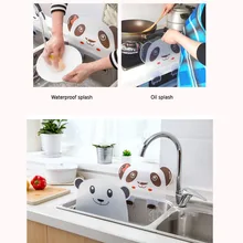1 шт. Милая панда присоска чашка воды всплеск воды непроницаемая перегородка экран промывка бассейна подставка для чаши кухонные принадлежности гаджеты инструмент