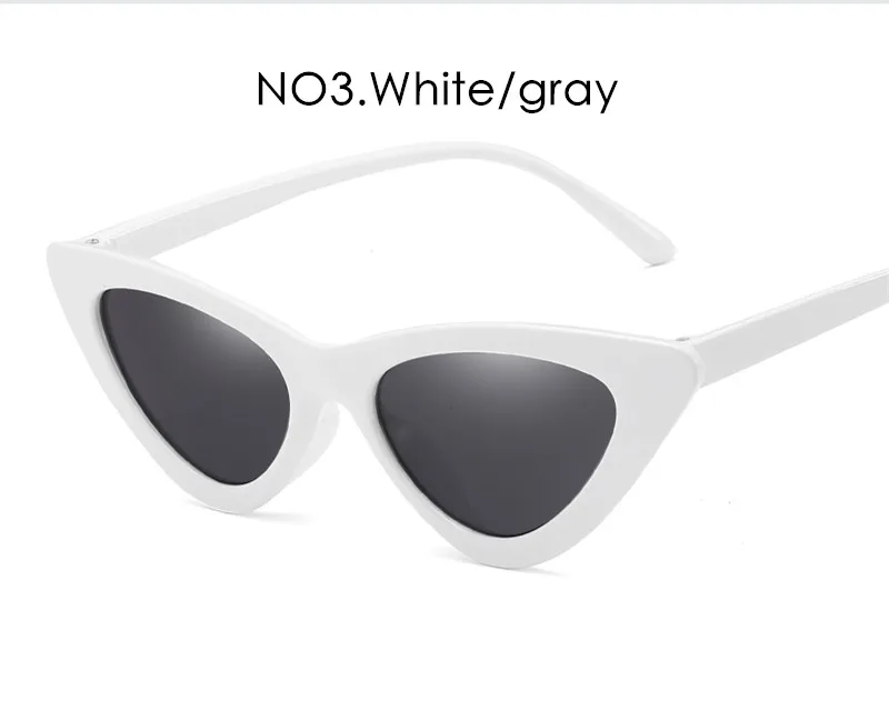 Брендовые дизайнерские новые европейские и американские Солнцезащитные очки кошачий глаз, женские солнцезащитные очки в ретро стиле, прозрачные цветные очки в коробке - Цвет линз: 4