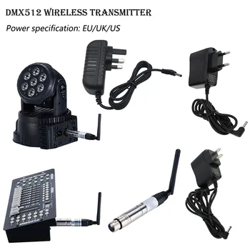 

2.4G Pen-shaped Wireless DMX512 Light Control Transmitter Kit for Stage Party Light EU/US/UK Plug
