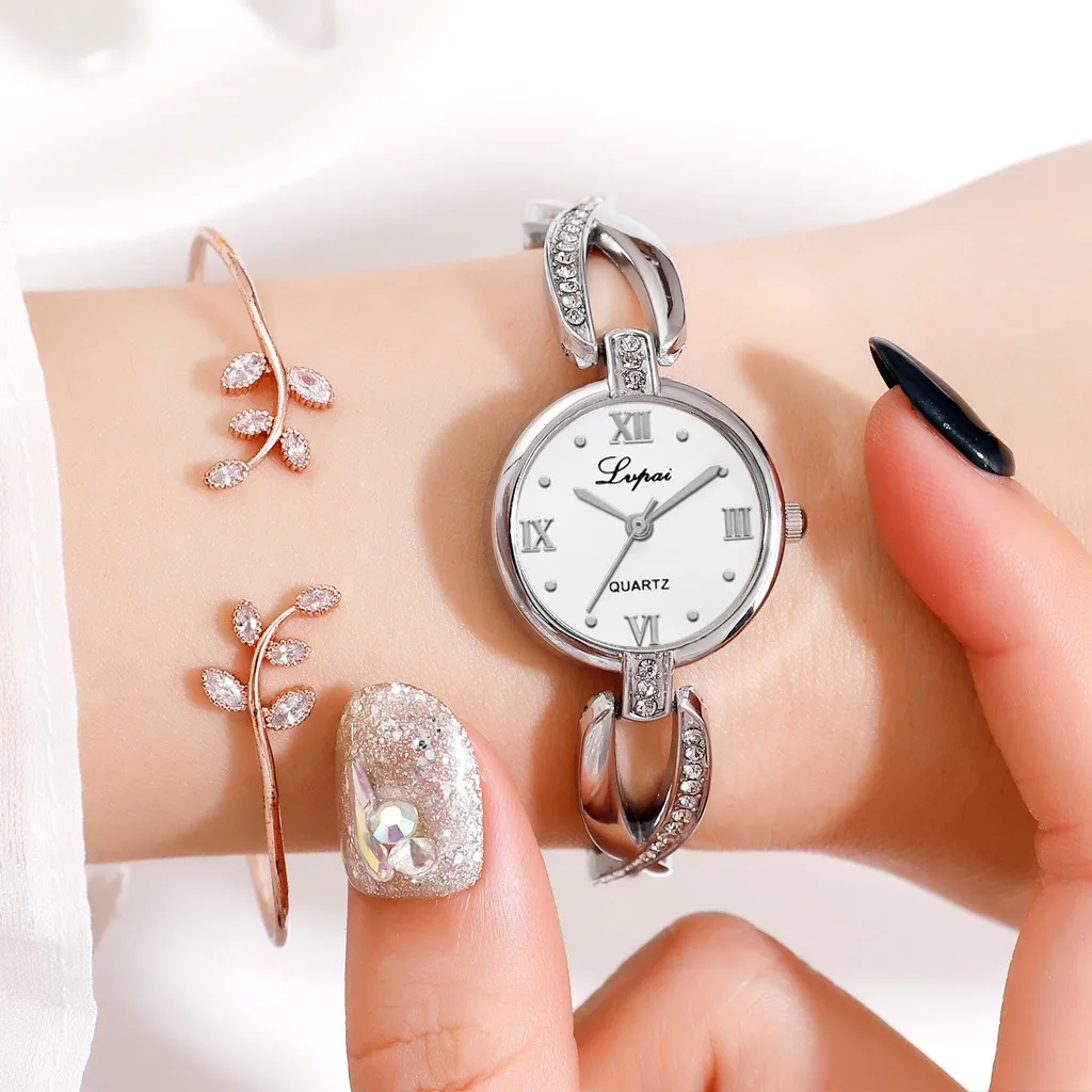 

Casual Beauty Simple European Fashion Small And Delicate Bracelet ladies women Wrist watches Dress watch gifts Wrist Party deco
