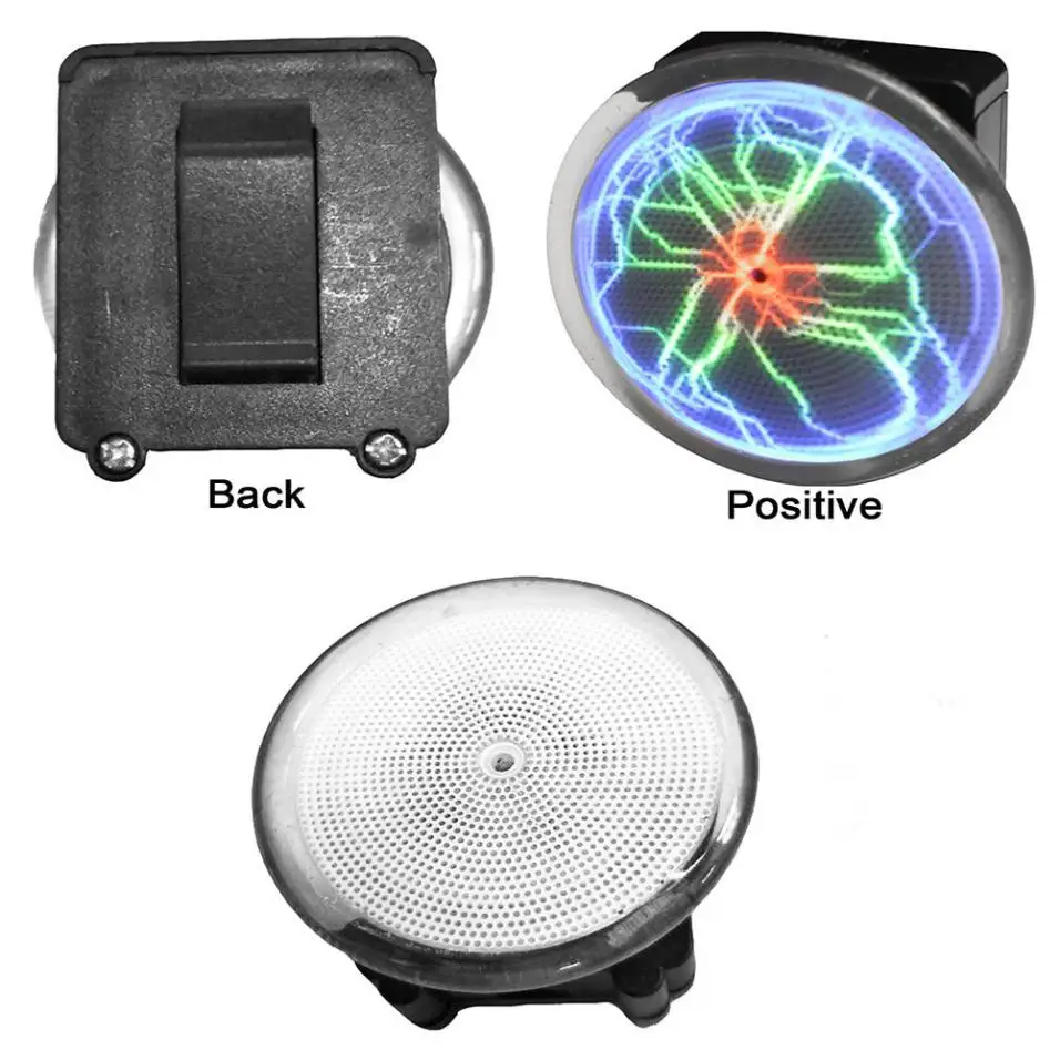 

New Fashion Plasma Disk Fancy Mini Pocket Plasma Disk Sensor Lighting Plate Home Disco Party Decor AAA batteries Night Light