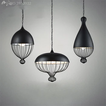 

Modern LED pendant light living room dining room Bar coffee shop pendant lamp Hotel lobby Restaurant Iron Hanging Light Fixtures