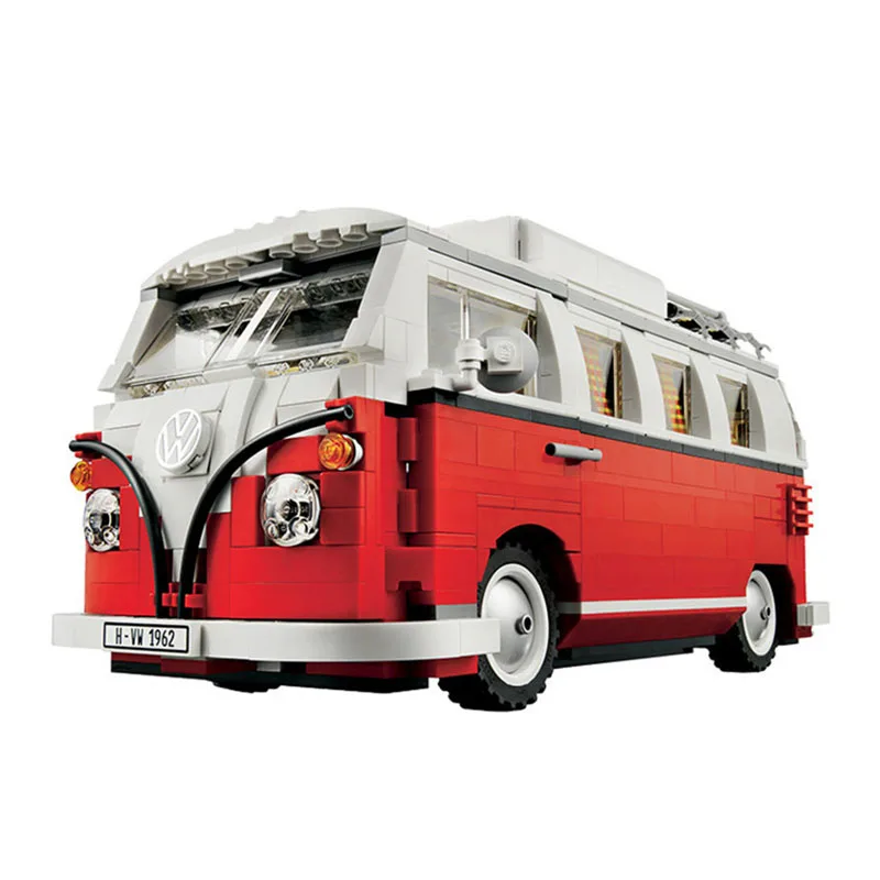 

StZhou 1354Pcs Technic Series Volkswagen T1 Camper Van Model Building Blocks Kits Bricks Toys Compatible Model Gifts