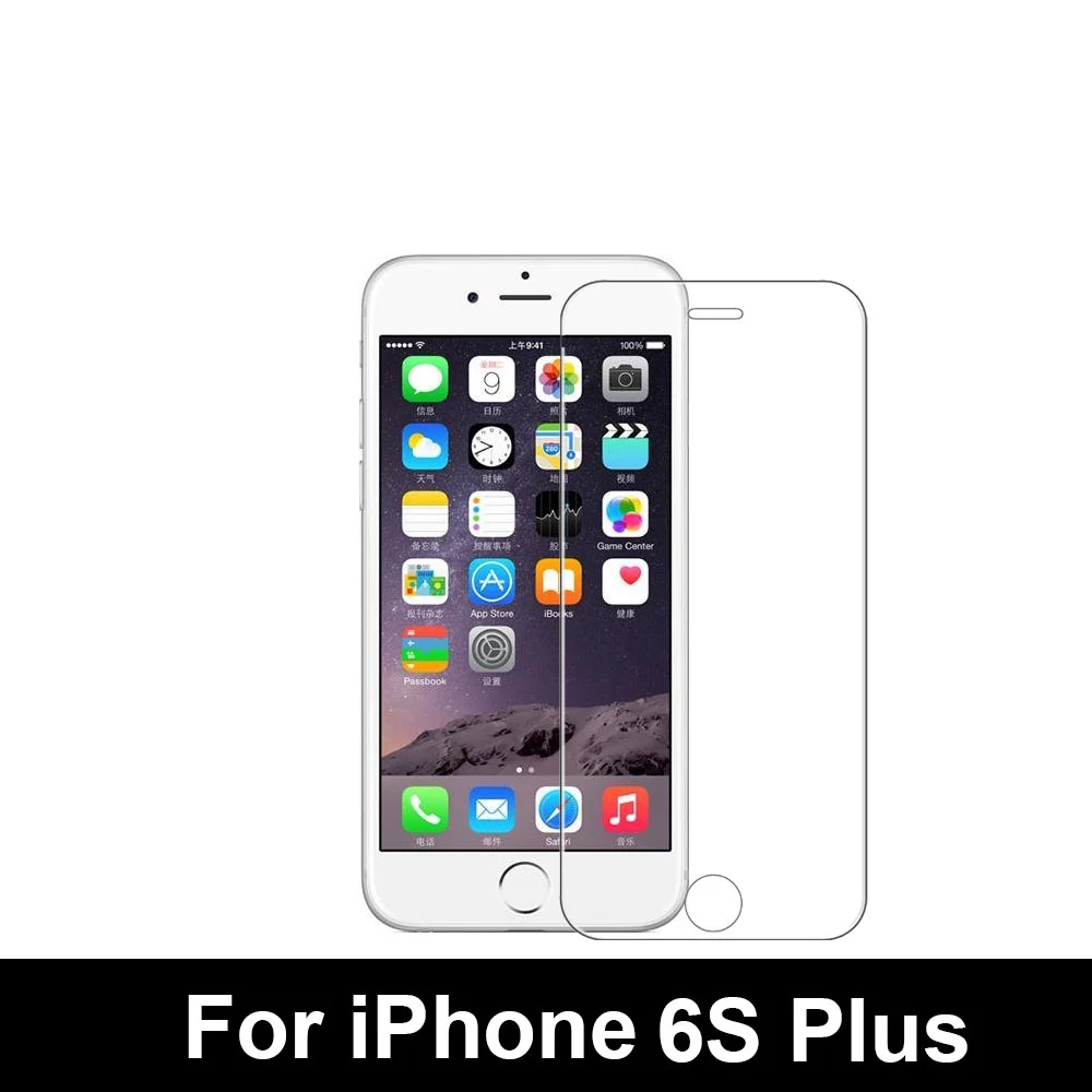 6 7 8 Защитное стекло для экрана для iPhone 7 8 Plus X XR XS Max закаленное стекло для iPhone 4 5 5S 6 Plus Защитная оконная пленка - Цвет: iPhone 6s plus