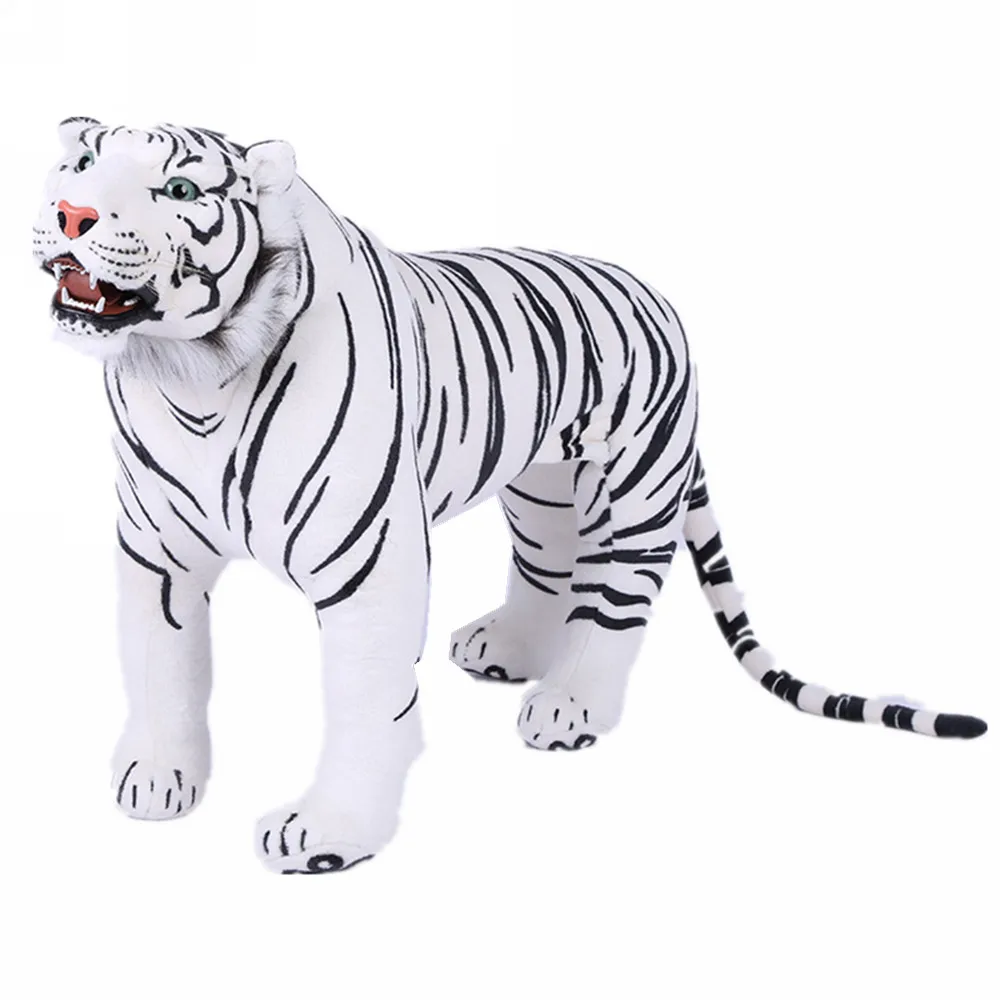 Peluche tigre blanc géant 1 mètre Clearance