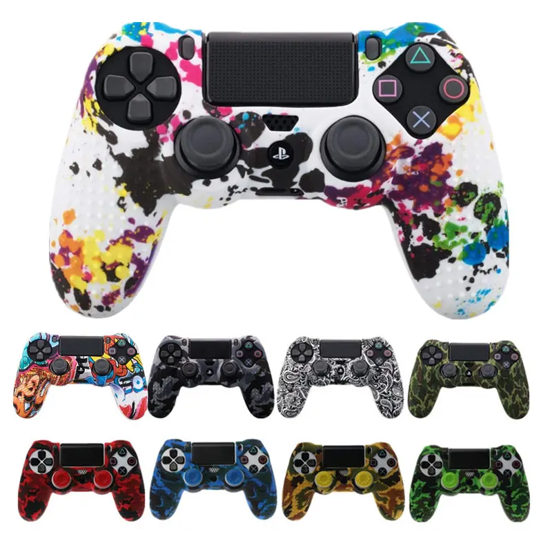 

Anti-Slip Soft Silicone Gel Rubber Skin Cover For SONY Playstation 4 PS4 Controller Protection Case For PS4 Pro Slim Gamepad