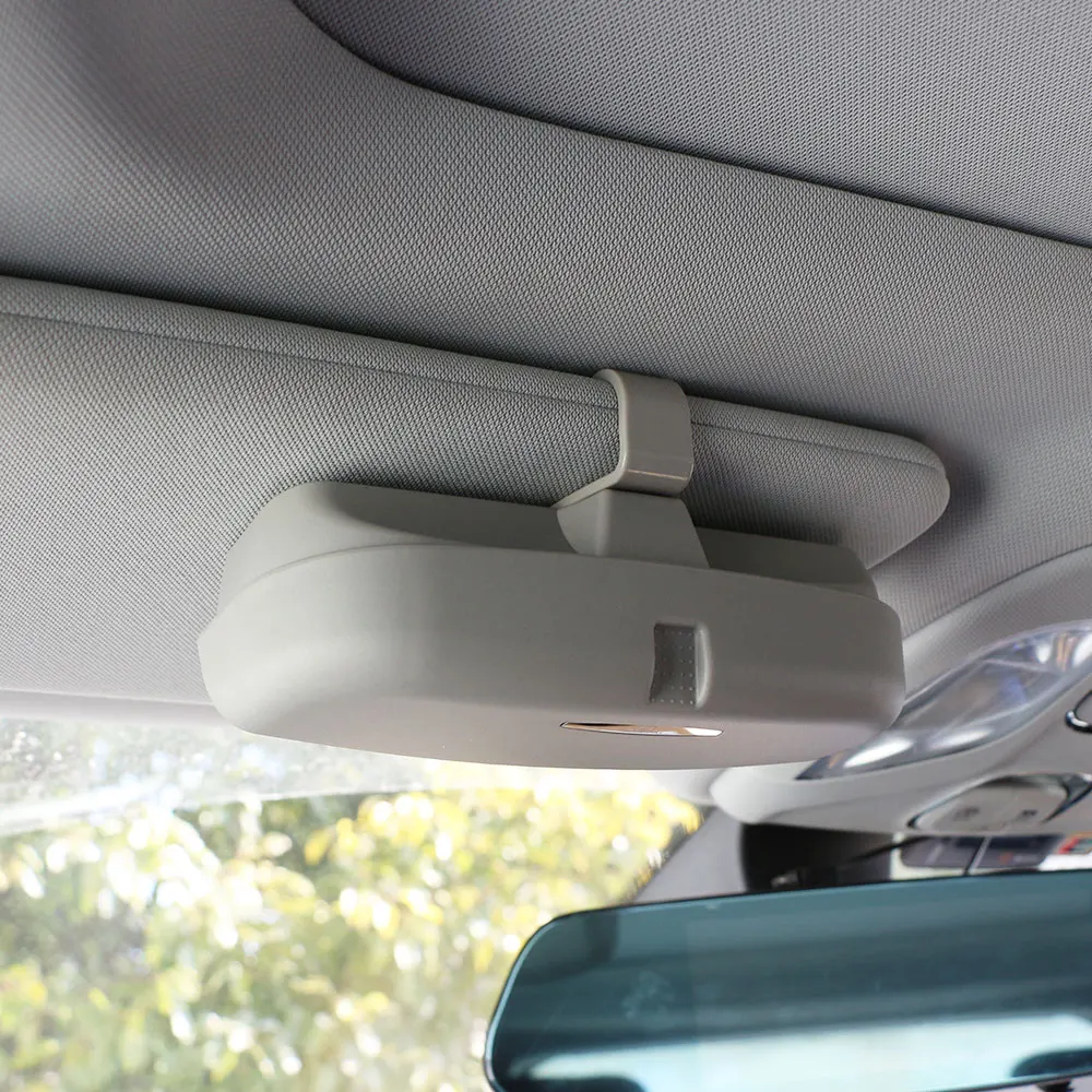 

Auto Car Glasses Case Organizer Box Sunglasses Holder Storage Pockets for Mazda 2 3 6 Cx-3 Cx-5 Cx-7 Axela Atenza Parts