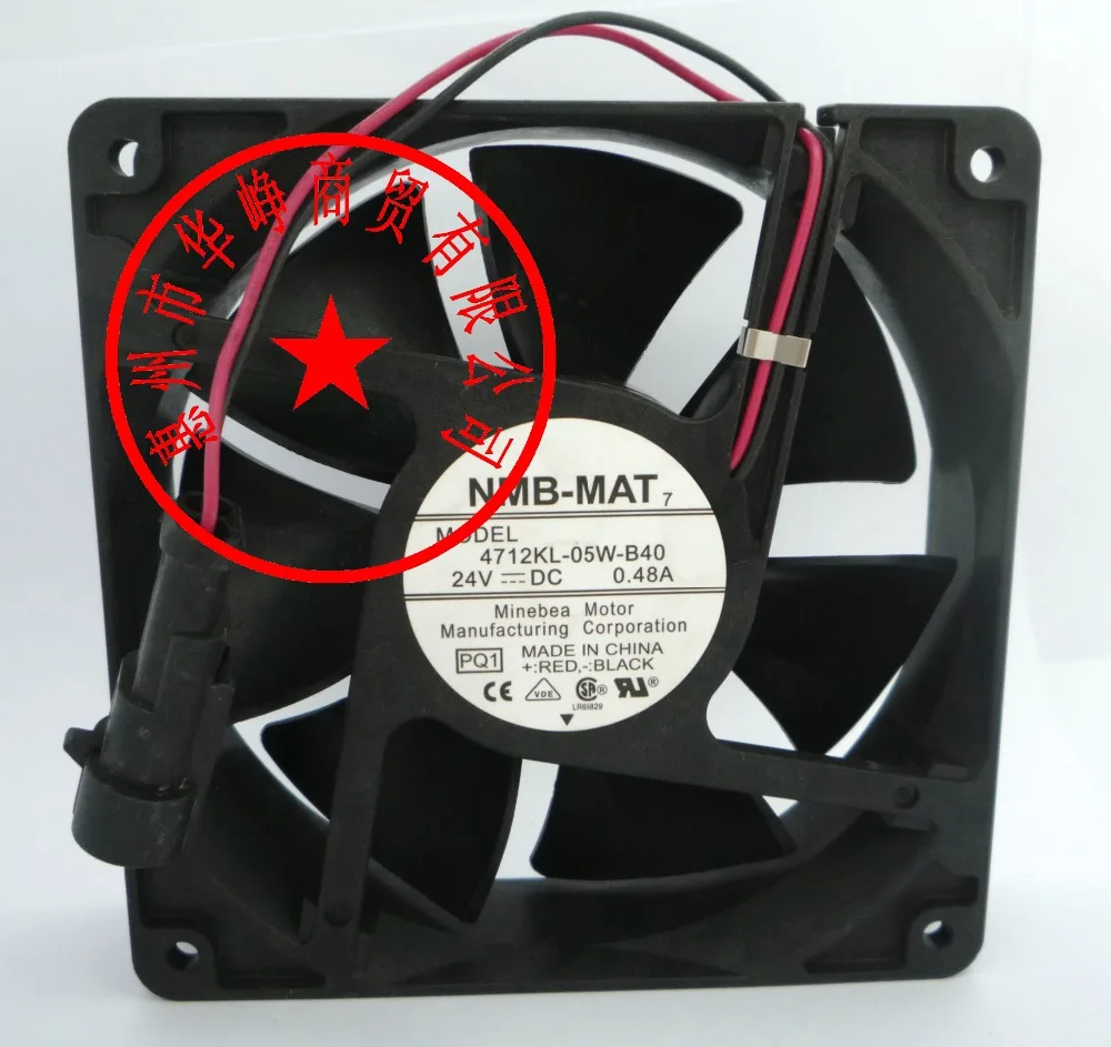 Новый оригинальный NMB 4712KL-05W-B40 DC24V 0.48A 120*120*32 мм 12 см для ABB преобразователя частоты
