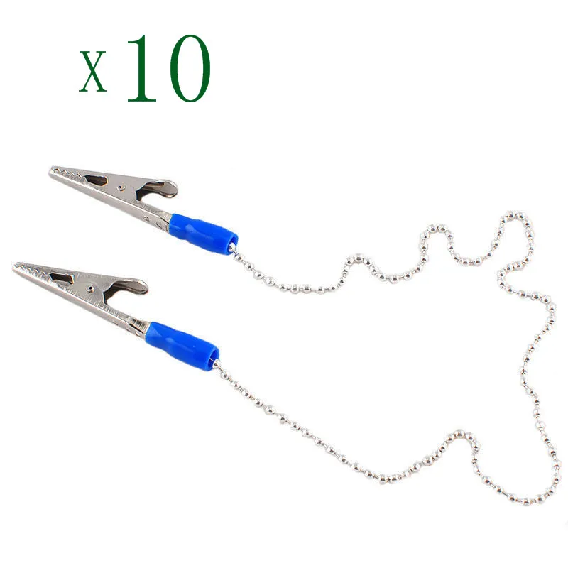 10 PCS Dental Instrument Bib Clips Flexible Ball Chain Napkin Holder | Красота и здоровье