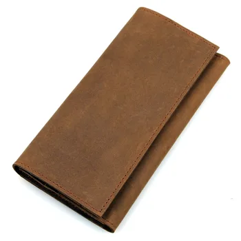 

J.M.D Crazy Horse Leather Magnetic Wallet ID Card Holder Clip Coin Pocket Wallet Organizer Purse 8110B-1