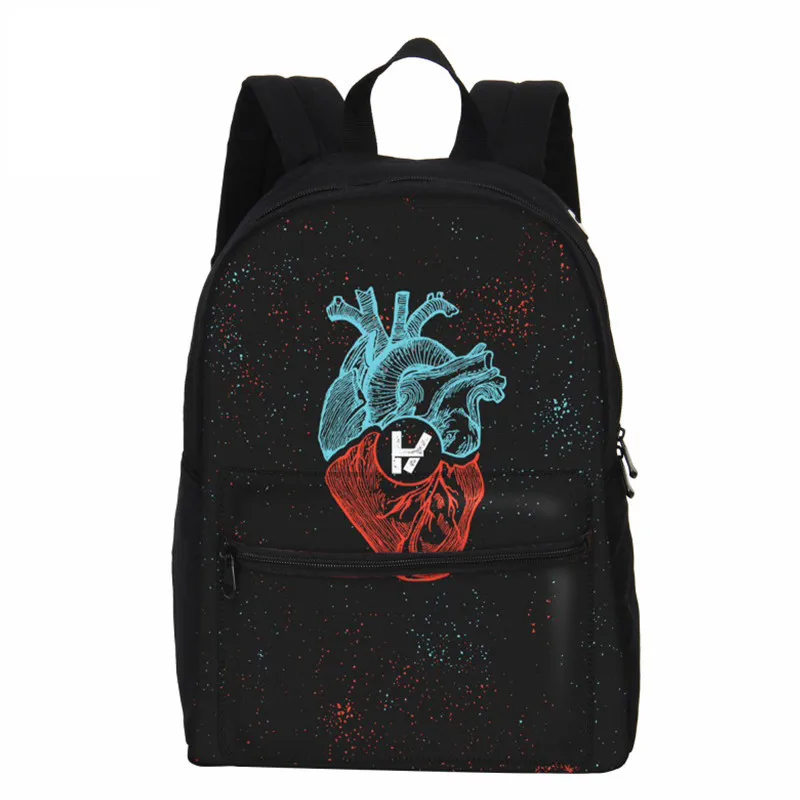 

2018 VEEVANV Men Backpacks Fashion Twenty One Pilots Printing Backpacks Children School Backpacks Teenagers Shoulder Bags Canvas
