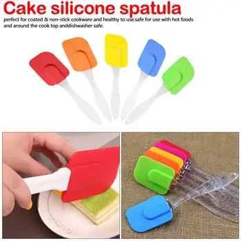 

Silicone Cake Spatula Cooking Silicone Spatula Baking Scraper Cream Cake Brushes Kitchen Utensil Pastry Tool