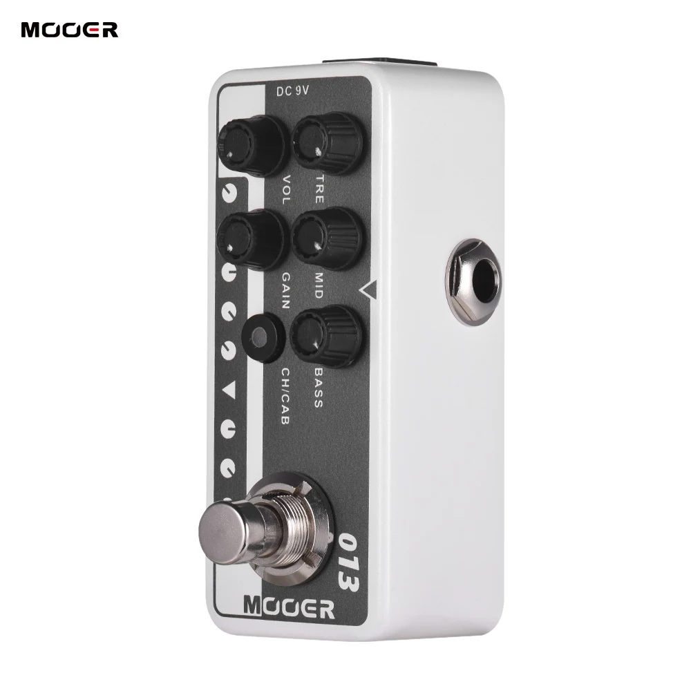 Mooer M013 спичечный коробок эффекты электрогитары для езды на велосипеде с высоким коэффициентом усиления Tap Tempo бас шкаф динамиков аксессуары для моделирования Stompbox