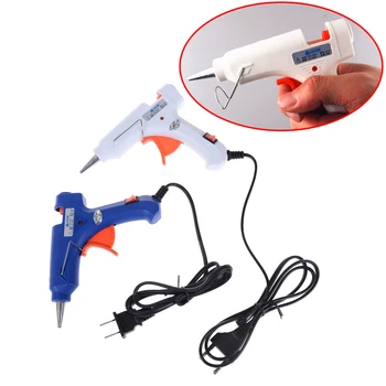 

1pc 20W EU/US Hot Melt Glue Gun Industrial Mini Guns Thermo Electric Heat Temperature Tool