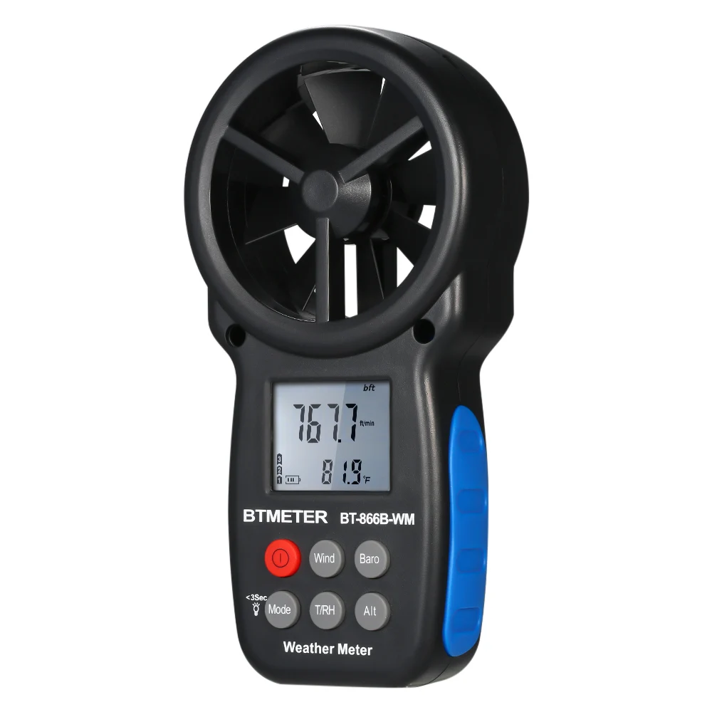 Цифровой ветромер измеритель скорости индикатор погоды индикатор холода/Влажность температуры/атмосферное давление/измеритель высоты