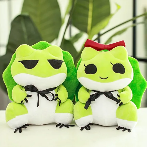 kawaii frog plush