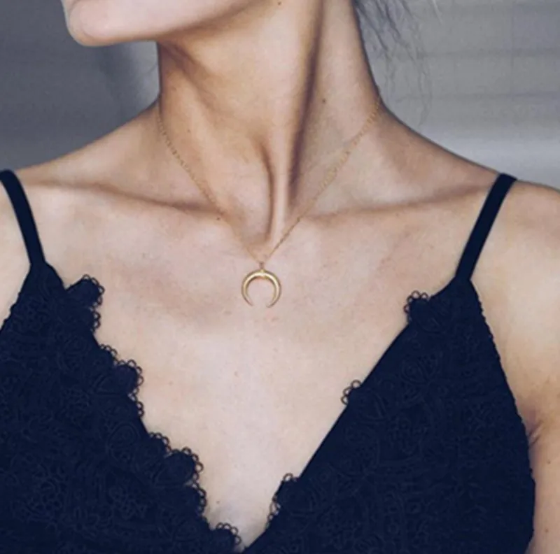 Крошечное ожерелье сердца для женщин короткая цепочка в форме сердца кулон ожерелье подарок этническое богемское Колье чокер Прямая поставка x51 - Окраска металла: x87gold