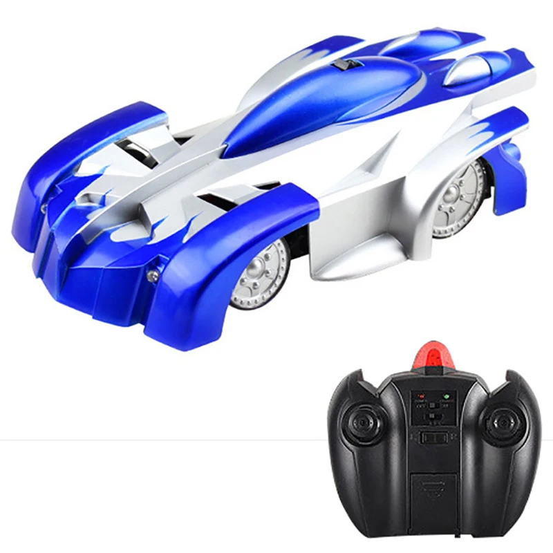 Remote Control Cars RC Car Wall Climbing with LED Lights Wall Racer RC Toys 360 Degree Rotating Stunt Toy Antigravity Machine 