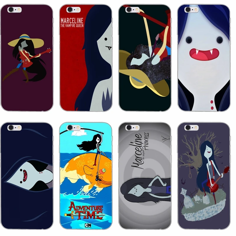

Adventure Time Marceline the Vampire Queen slim tpu Soft phone case For iPhone 4 4s 5 5s 5c SE 6 6s plus 7 7plus 8 8plus X