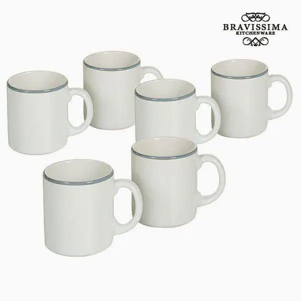 Juego de Jugs посуда белого и синего цвета (6 шт) colecciãn кухня дизайн деко от Bravissima