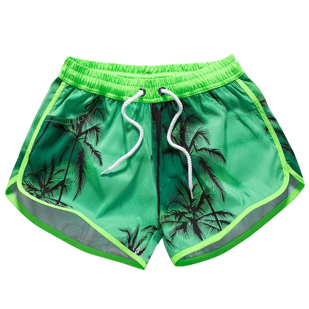 المرأة السراويل السباحة جذوع سريعة الجافة الشاطئ تصفح تشغيل السباحة Watershort