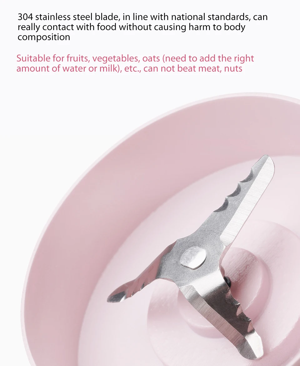 Xiaomi 17PIN Star Firut Cup Portable Juicer 400ML Fruit Cup Magnetic charging 30 Seconds Of Quick Juice Suitable For Fitness  (13)