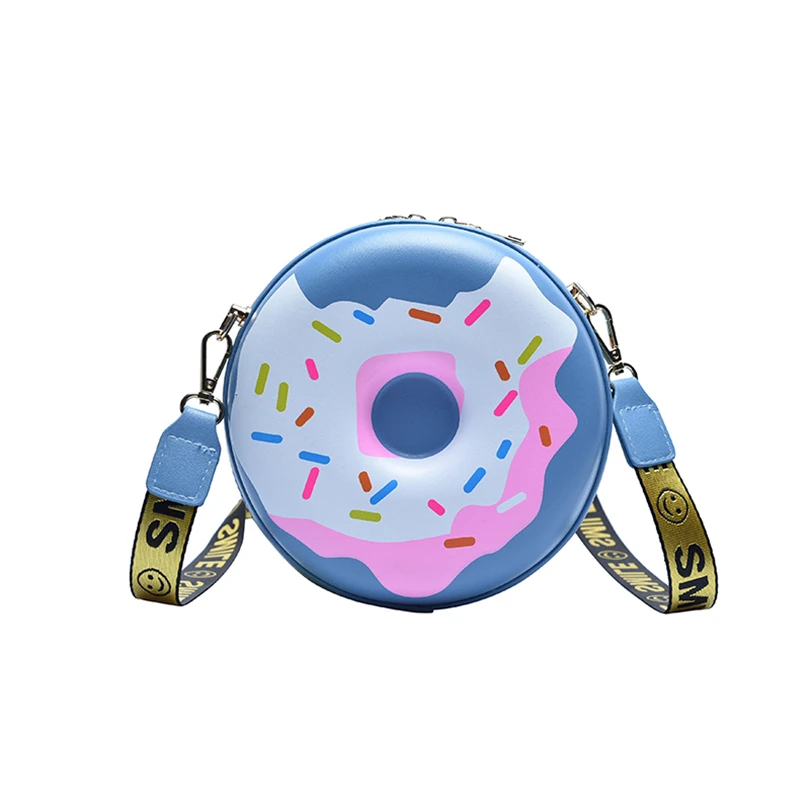 

Donut PU Circular Bags Women Handbags Candy Color Fashion Female Casual Women's Crossbody Mini Shoulder Bag Female Bolsas