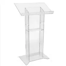 Акриловая подставка прозрачная акриловая Трибуна дешевая церковная подиумная кафедра