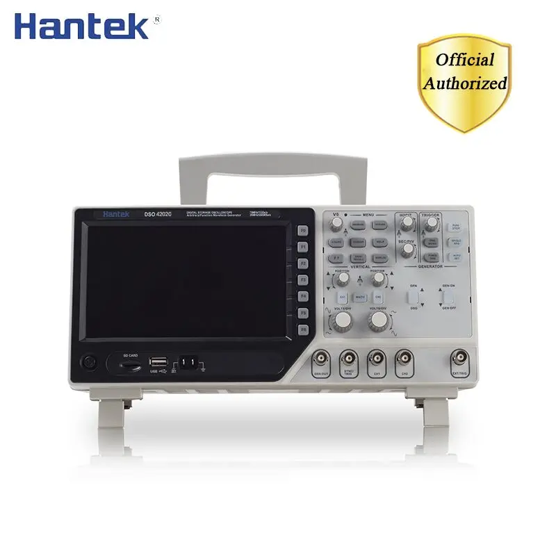 Цифровой осциллограф Hantek DSO4202C 2 канала 200 МГц USB + генератор