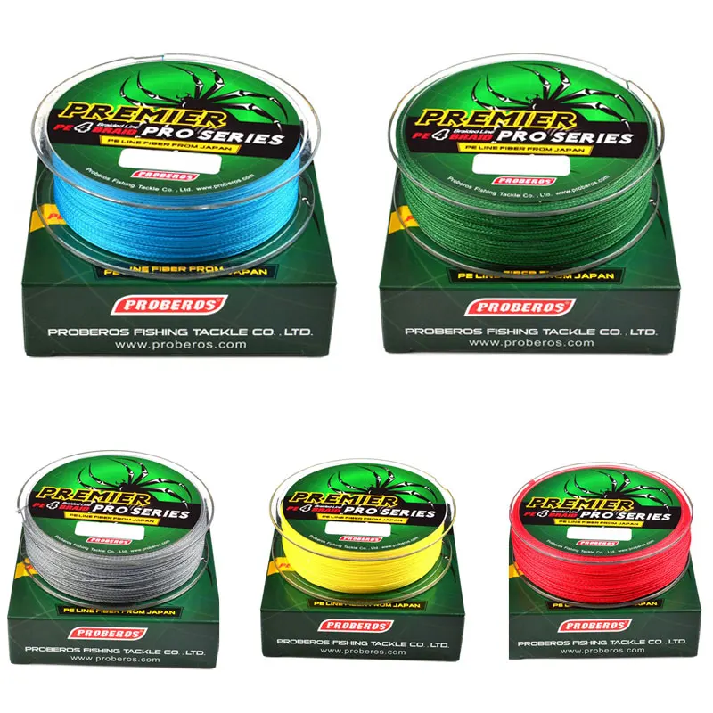

100M 4 Strands Braided Fishing Line Multifilament PE Line Saltwater Fish Supplies Colorful Several Size Fishing line