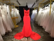 

2018 Long Bridesmaid Dresses Sweetheart Sleeveless Spaghetti Backless Sweep Train Sexy Long Wedding Party Dresses Custom Made