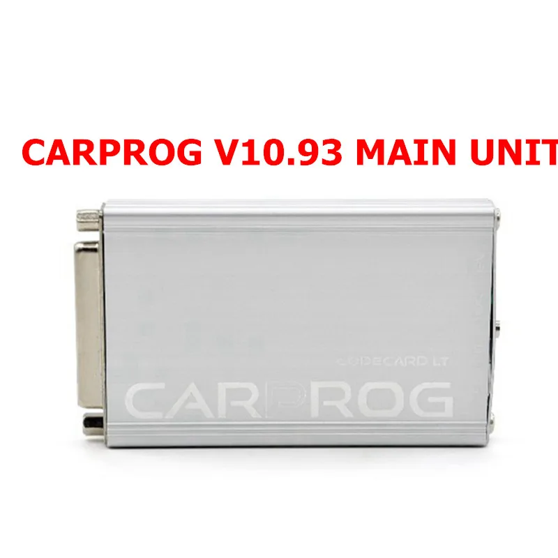 Новейший Carprog V10.93 V8.21 полный 21 адаптер для автомобиля Prog 10,93 8,21 ECU чип тюнинг онлайн ECU программист подушка безопасности инструмент сброса - Цвет: V10.93 MAIN UNIT