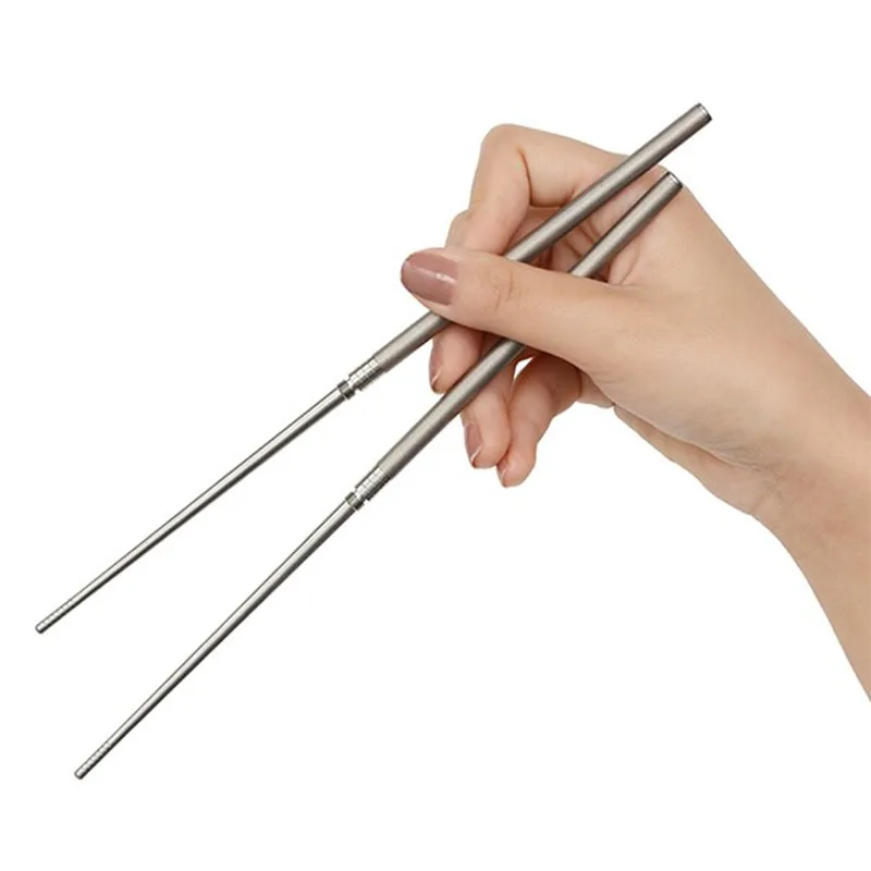 

1PC Titanium Outdoor Chopsticks Daily Portable Tableware Antibacterial Chopsticks Accessories Tools Outdoor Camping Equipment