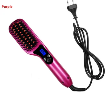

Hair Straightening Brush Hair Straightening Irons LCD Irons Fast Comb Auto Hair Electric Brush Comb Irons For Beauty Cosmetics