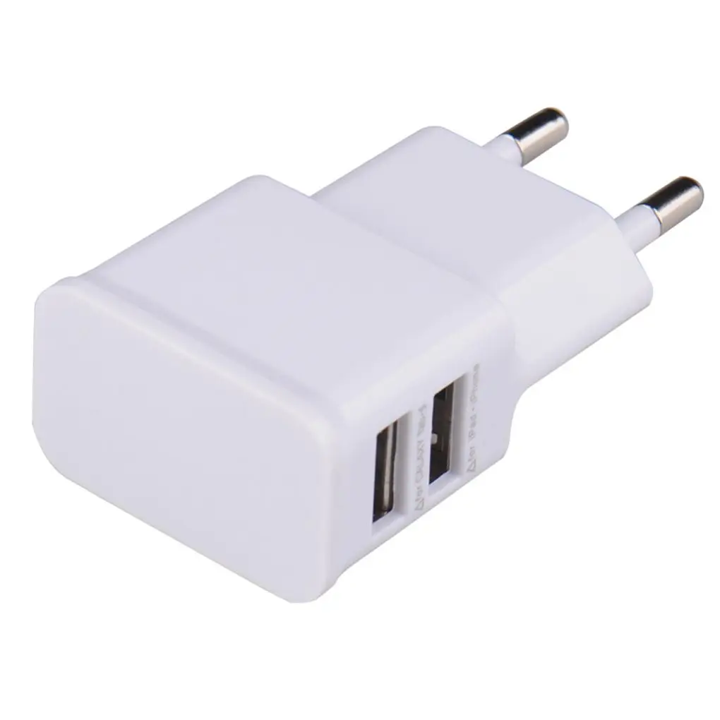 Настенное зарядное устройство с двумя портами зарядное устройство мини USB СВЕТОДИОДНЫЙ светильник быстрый адаптер для зарядки для iPhone Android телефон