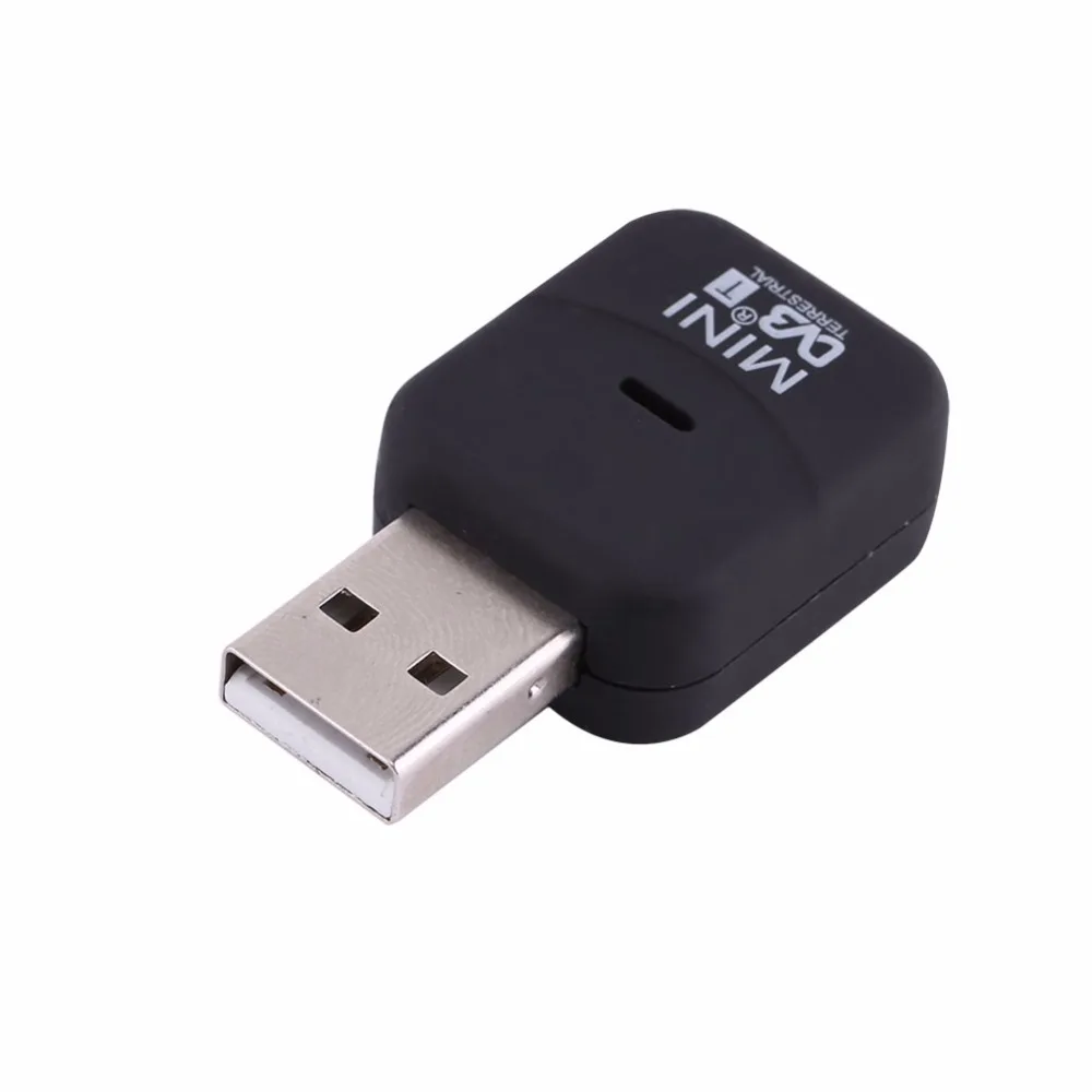 Мини USB DVB-T цифровой наземный ТВ приемник тюнер Ключ OSD MPEG-2 MPEG-4 с антенной пульт дистанционного управления CD для портативных ПК