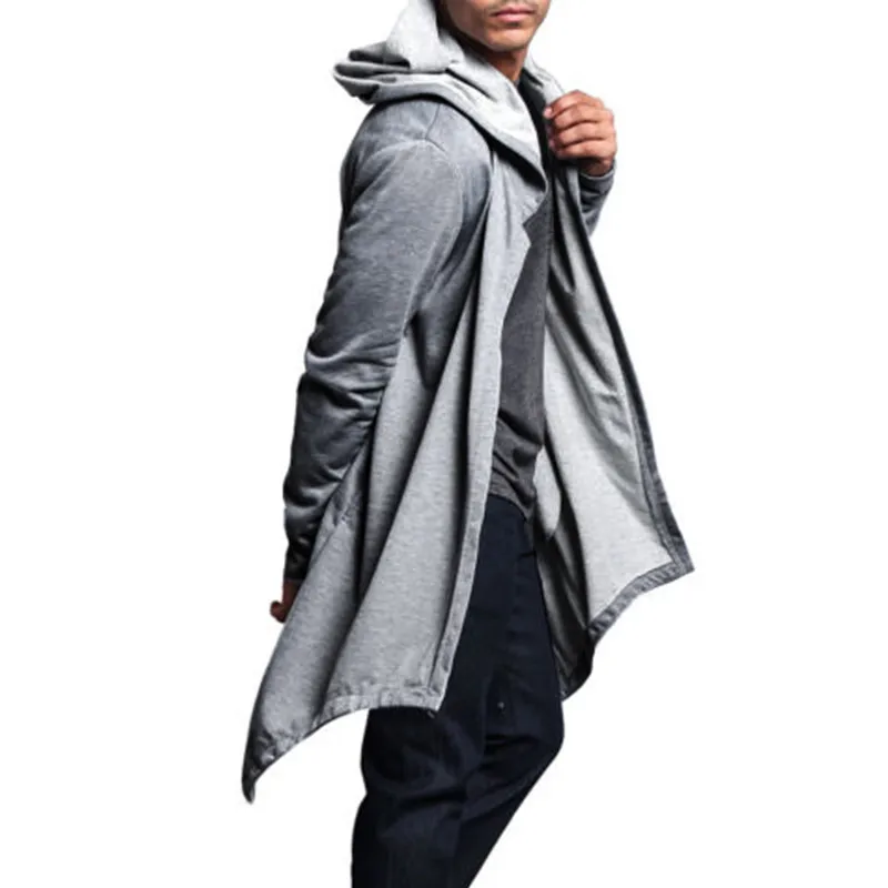 Длинный мужской жилет с капюшоном. Плащ без рукавов мужской. Жилетка мужская удлиненная. Пальто с худи мужские. Мантия black star мужские 2020.