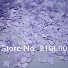 Звезды и сердца фиолетовый микс устойчивы к воздействию растворителей блестка