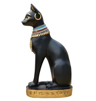 Hot Sale Handmade Painted Ancient Egyptian Cat Resin Crafts Creative Home Decortion Tourism Souvenir Gift 1