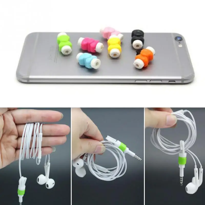 2018 Practical Headphone Cord Wires Protection Clips Phone Charging Cable Protector USB Cord