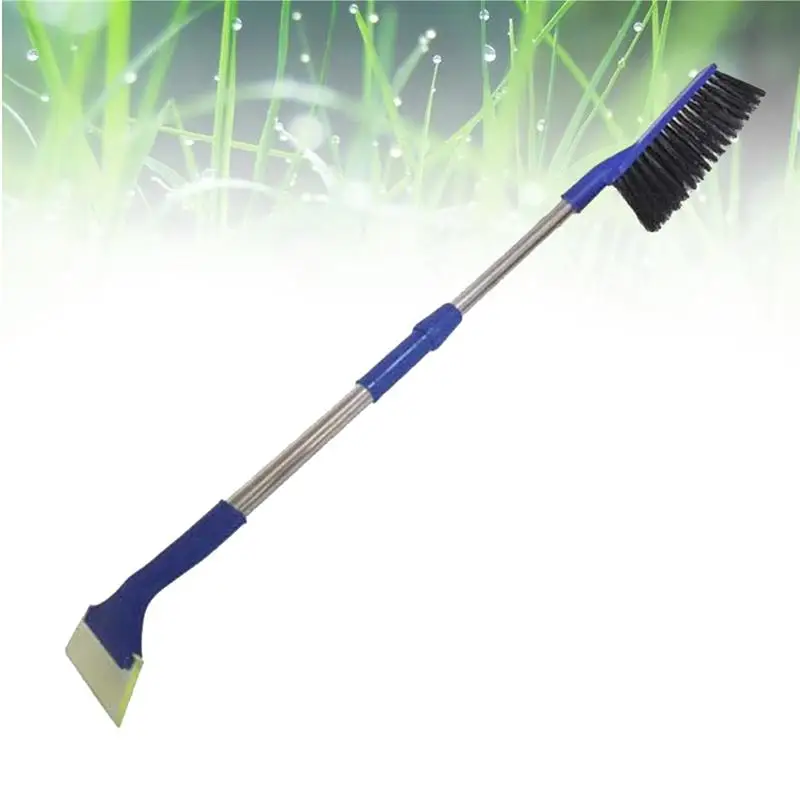 1 Pc Telescopic Windshield Window Extra Long Multifunction Snow Shovel Cleaning Tool Brush Scraper for Cars Trucks SUV