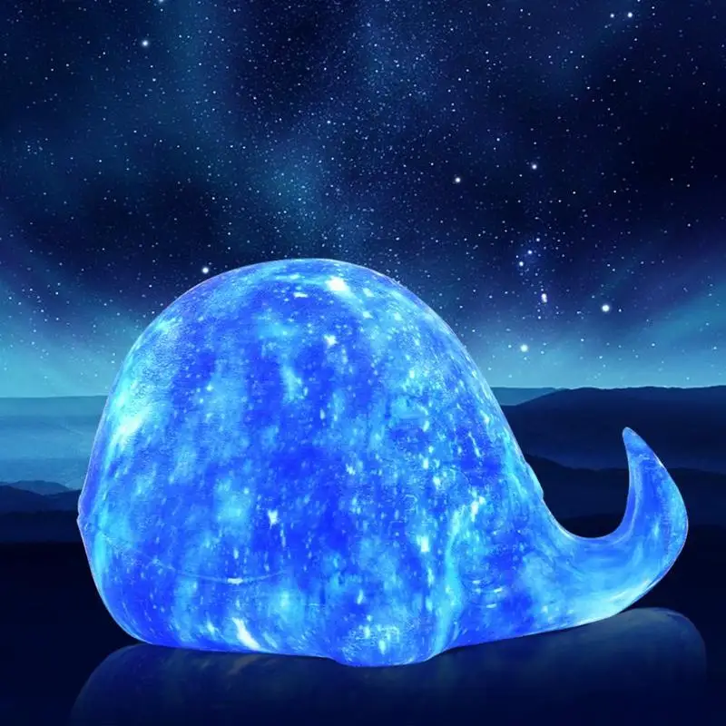 

3D Galaxy Lamp Whale Star Night Lights Remote Sensing Small Whale Night Lights Lamps 3D Print Night Lamp 16 Colors Dropshipping
