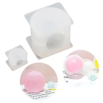 

3D Diamond Crystal Ball Silicone Mold DIY Resin Casting Jewelry Mold Craft Tools New