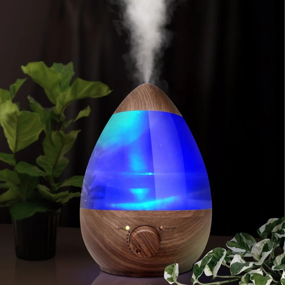 

Small-Q Electric Mist Maker 175ml Capacity Air Humidifier Diffuser LED Night Light Aromatherapy Mute Operation Water Mist Tool