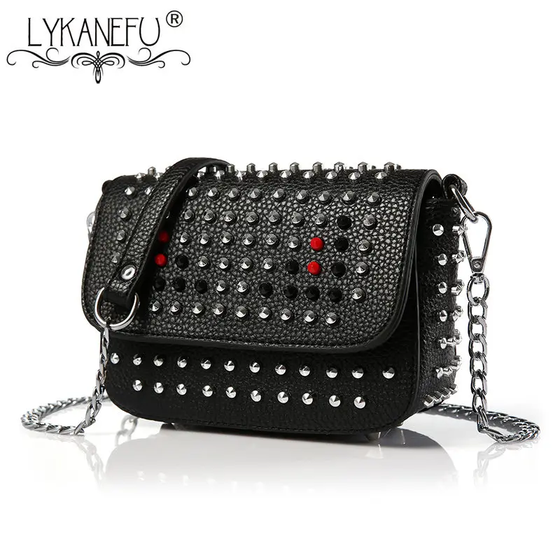 

LYKANEFU Women Messenger Bags Small Female Shoulder Bags Purse and Handbag Crossbody Bags for Women Flap with Long Chain